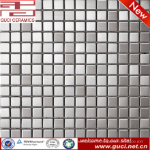 Fourniture d&#39;usine de foshan Prix de carreaux de mosaïque en acier inoxydable carré